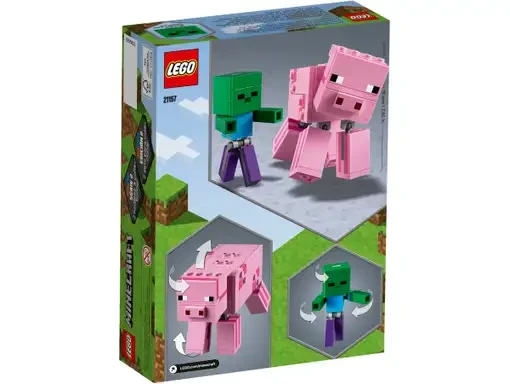 LEGO® 21157 Minecraft BigFig Pig with Baby Zombie