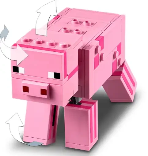 LEGO® 21157 Minecraft BigFig Pig with Baby Zombie