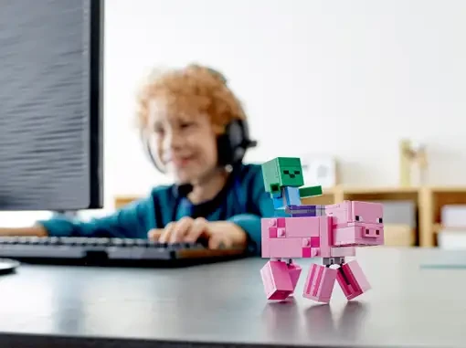 LEGO® 21157 Minecraft BigFig Pig with Baby Zombie