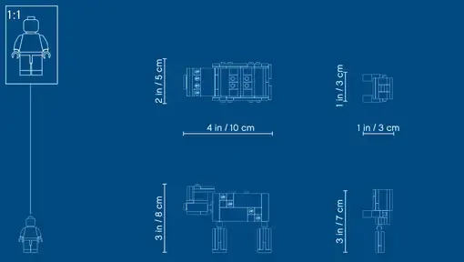 LEGO® 21157 Minecraft BigFig Pig with Baby Zombie